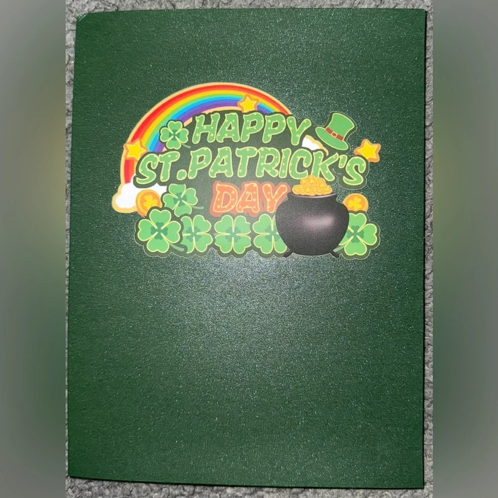 $5 St. Patrick's Day Pop-Up Card New. $5 WHEN BUNDLED WITH 3 OR MORE ITEMS